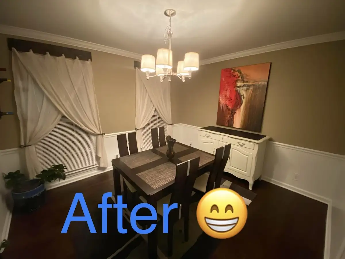 Professional dining room restoration after water damage in Charles City