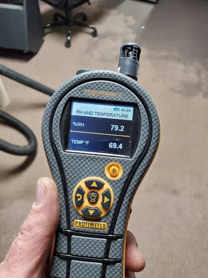Moisture meter humidity assessment for Mold Remediation & Removal in Charles City